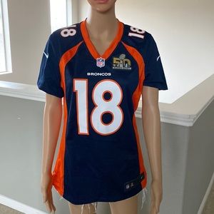Denver Broncos Peyton Manning Super Bowl Jersey